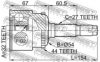 SUBAR 28393FE110 Joint, drive shaft